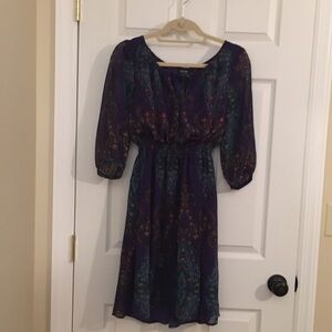 Purple Paisley Dress‎